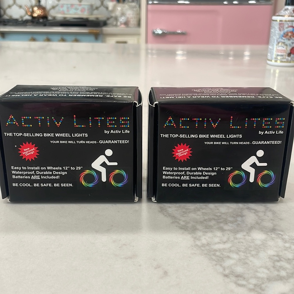 Active bike wheel lights